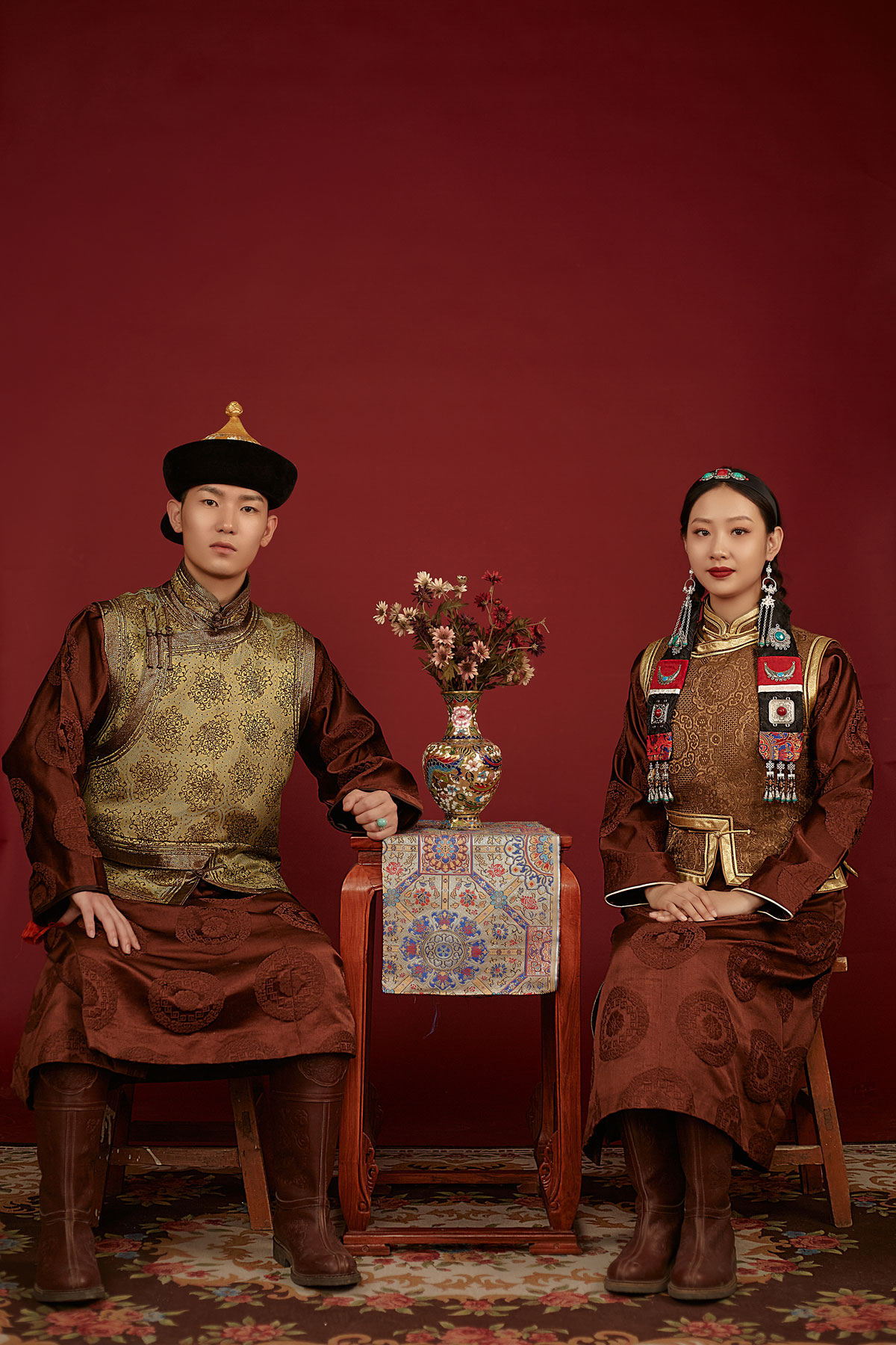  蒙古族特色婚纱照